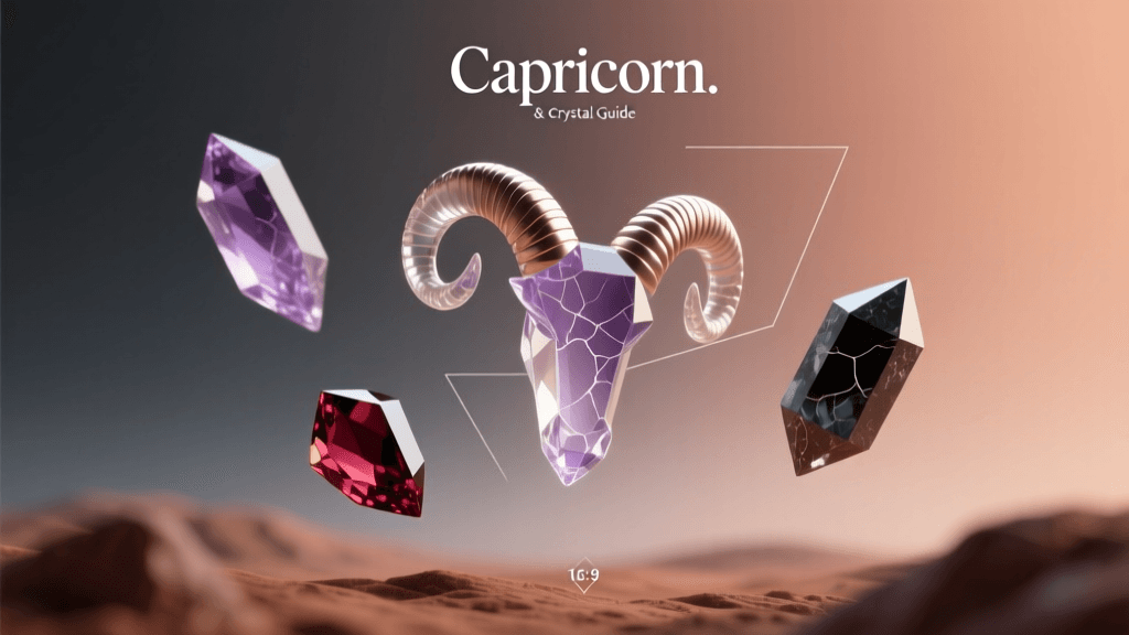 Capricorn Birthstone & Crystal Guide: Grounding Stones for the Mountain Goat