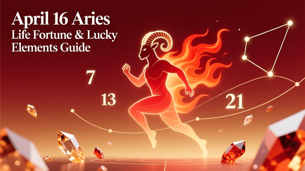 April 16 Aries Life Fortune & Lucky Elements Guide