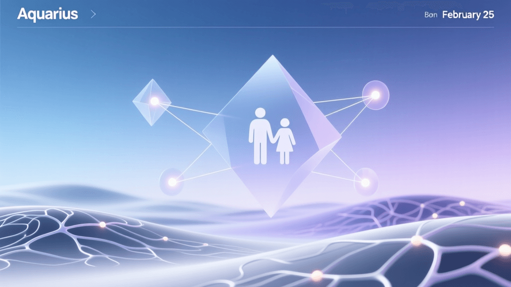 February 25 Aquarius: Friendship, Family & Social Dynamics