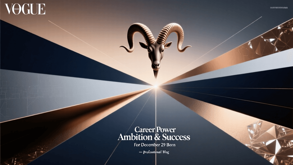 Capricorn Career Power: Ambition & Success for December 29 Born