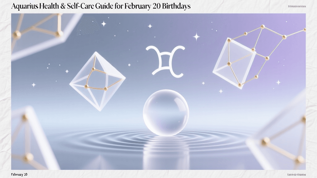 Aquarius Health & Self-Care Guide for February 20 Birthdays