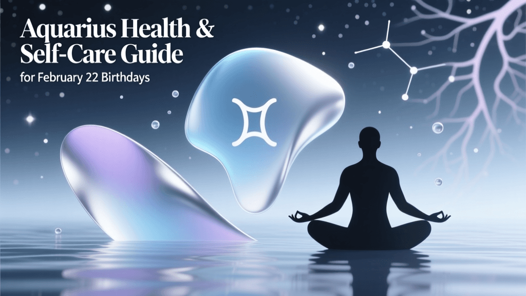 Aquarius Health & Self-Care Guide for February 22 Birthdays