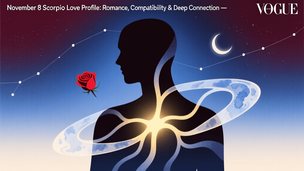 November 8 Scorpio Love Profile: Romance, Compatibility & Deep Connection