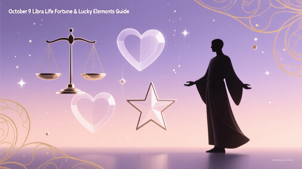 October 9 Libra Life Fortune & Lucky Elements Guide