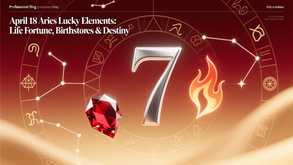 April 18 Aries Lucky Elements: Life Fortune, Birthstones & Destiny