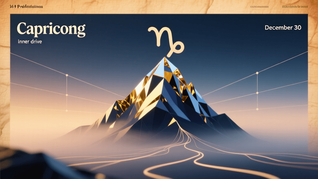 Capricorn Career Power: Ambition & Success for December 30 Born