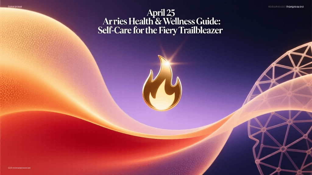 April 25 Aries Health & Wellness Guide: Self-Care for the Fiery Trailblazer