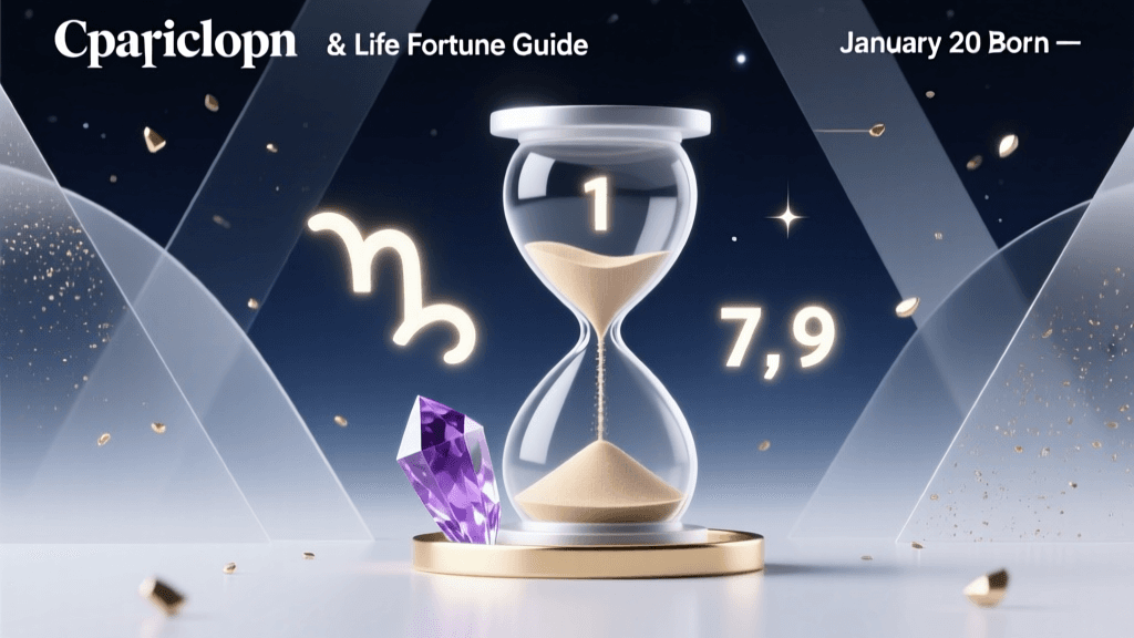 Capricorn Lucky Elements & Life Fortune Guide for January 20 Born
