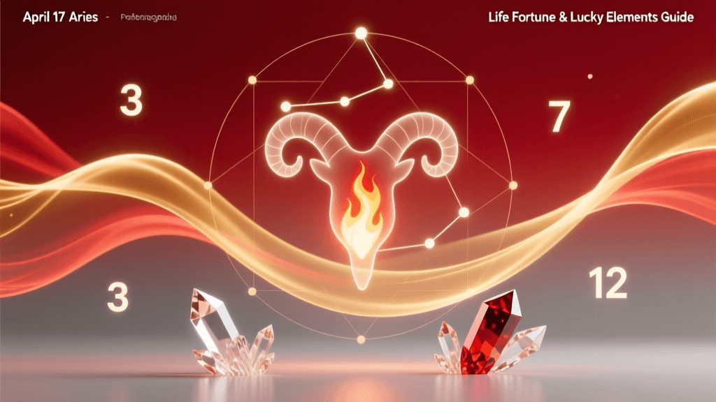 April 17 Aries Life Fortune & Lucky Elements Guide
