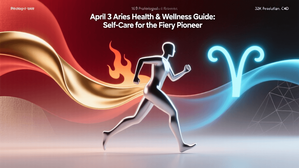 April 3 Aries Health & Wellness Guide: Self-Care for the Fiery Pioneer