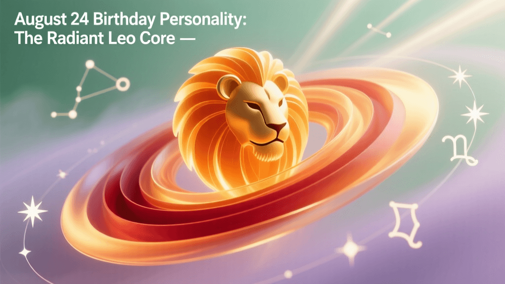 August 24 Birthday Personality: The Radiant Leo Core