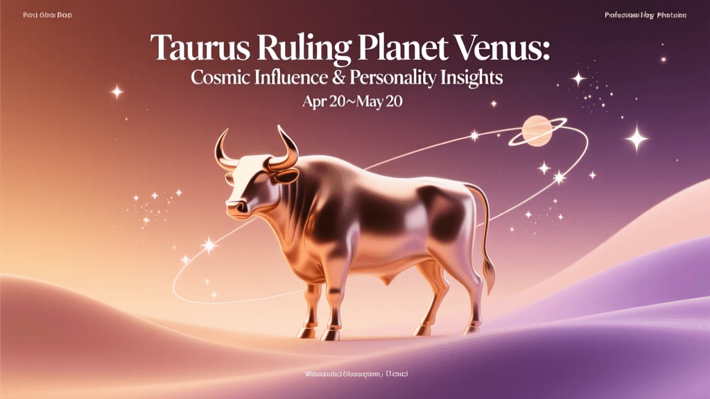 Taurus Ruling Planet Venus: Cosmic Influence & Personality Insights