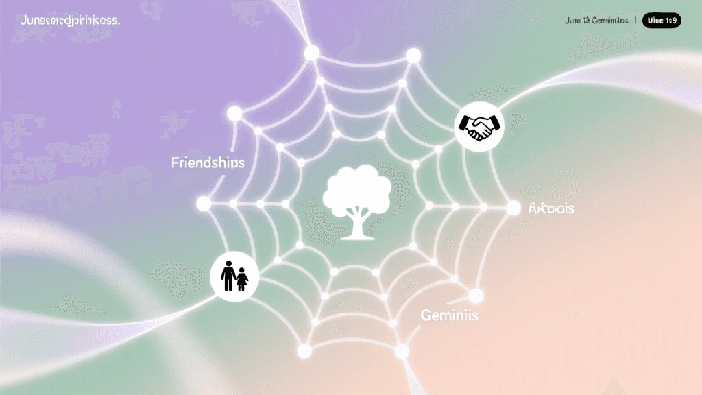 June 13 Gemini: Friendship, Family & Social Dynamics
