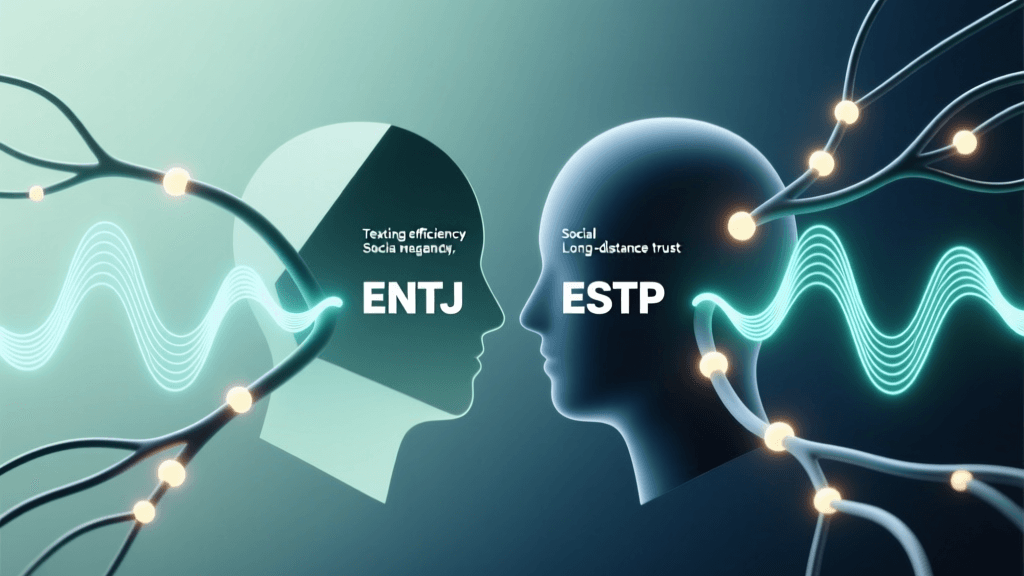 ENTJ & ESTP Digital Compatibility: Texting, Social Media, and Long-Distance Connection