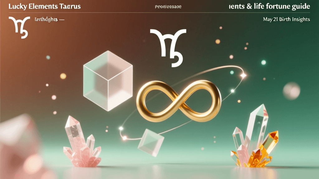 Taurus Lucky Elements & Life Fortune Guide: May 21 Birthdate Insights