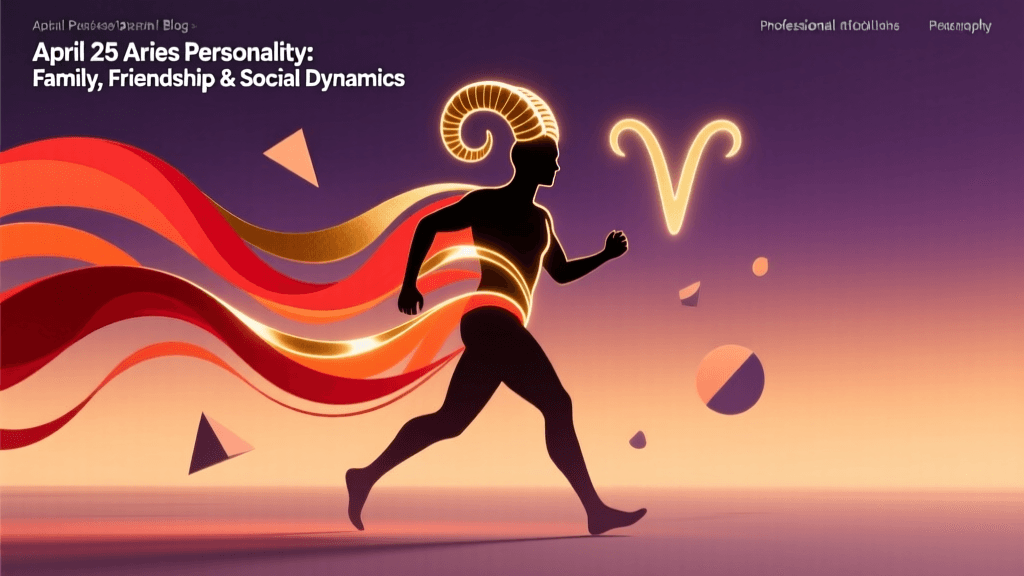April 25 Aries Personality: Family, Friendship & Social Dynamics