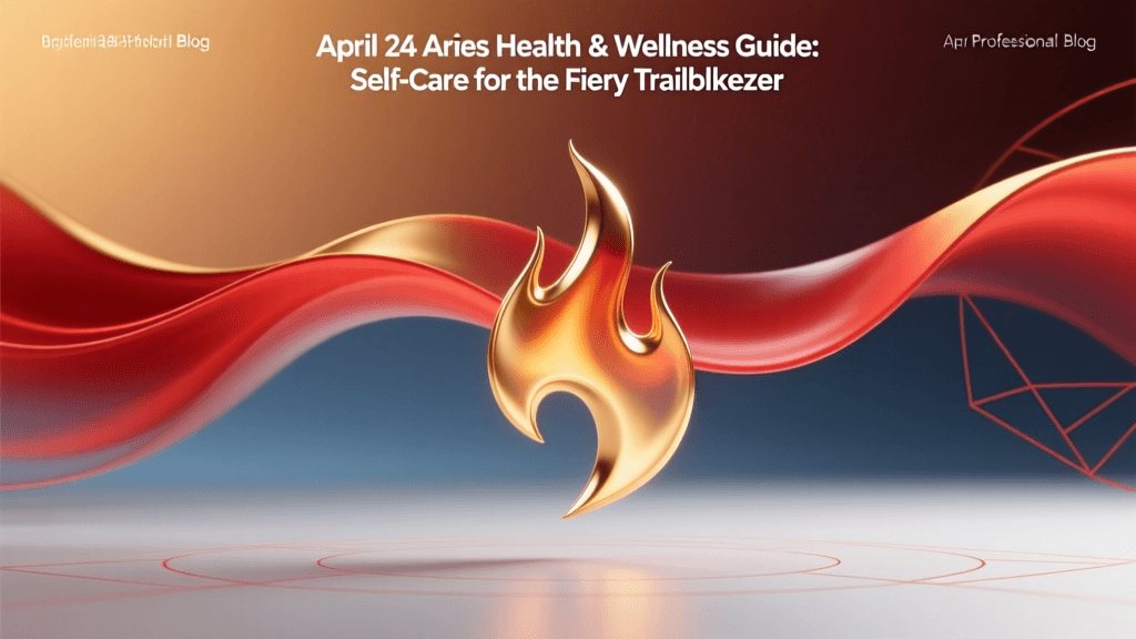 April 24 Aries Health & Wellness Guide: Self-Care for the Fiery Trailblazer