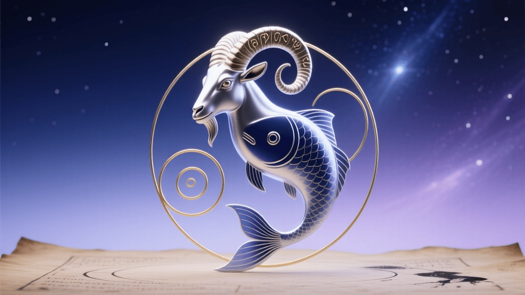 Capricorn Symbol & Sacred Meaning: The Goat-Fish Glyph Explained