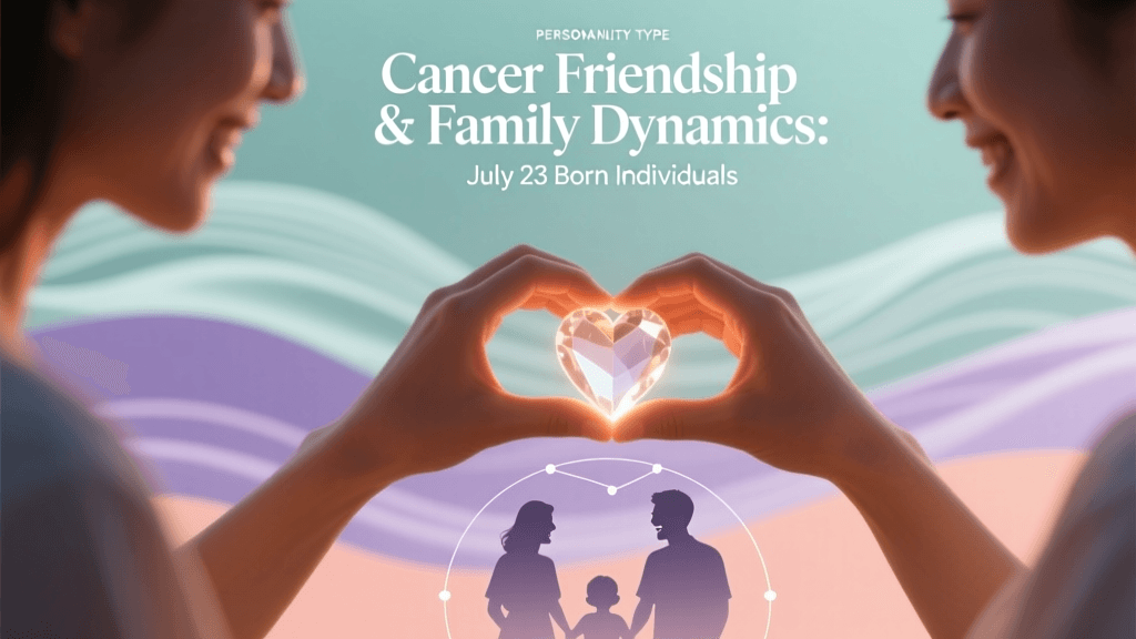Cancer Friendship & Family Dynamics: July 23 Born Individuals