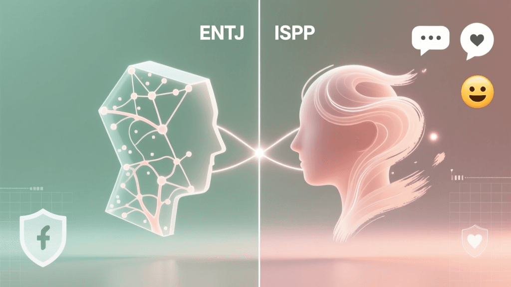 ENTJ & ISFP Digital Compatibility: Texting, Social Media, and Long-Distance Connection