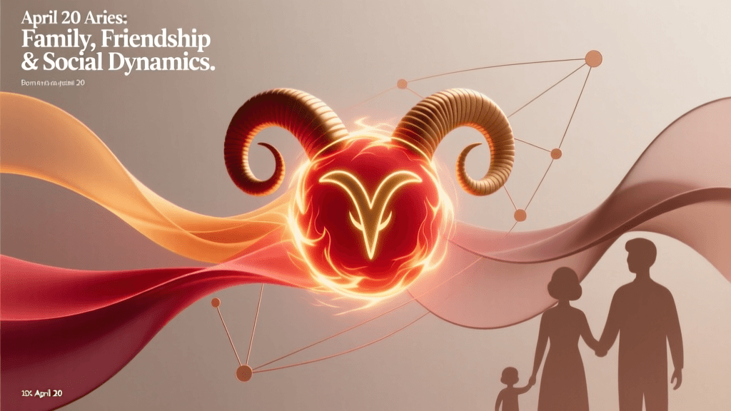 April 20 Aries: Family, Friendship & Social Dynamics