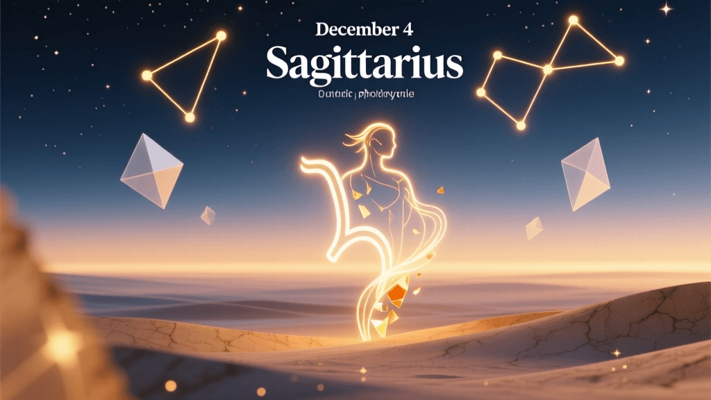 December 4 Sagittarius Life Fortune & Lucky Elements Guide