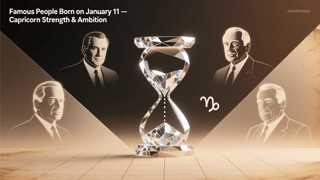 Famous People Born on January 11 — Capricorn Strength & Ambition