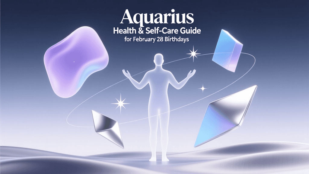 Aquarius Health & Self-Care Guide for February 28 Birthdays