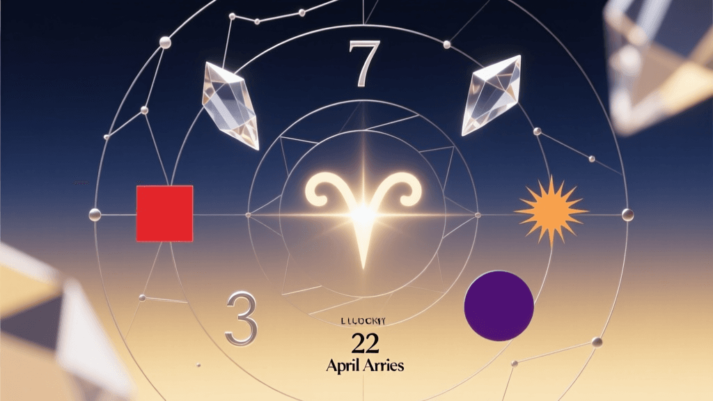April 22 Aries Lucky Elements: Fortune, Numbers, Crystals & Destiny