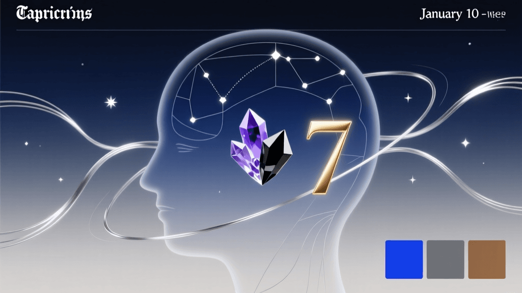 January 10 Capricorn Life Fortune & Lucky Elements Guide