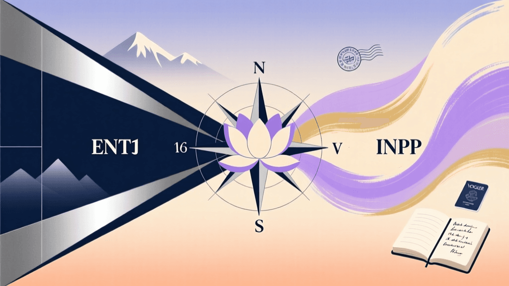 ENTJ and INFP Travel & Lifestyle Compatibility: Balancing Planning and Poetry