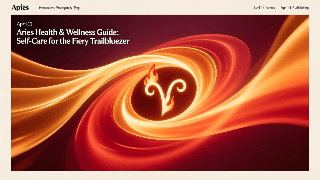 April 11 Aries Health & Wellness Guide: Self-Care for the Fiery Trailblazer