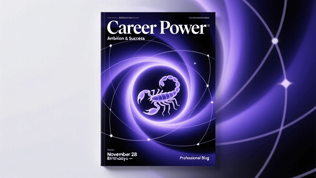 Scorpio Career Power: Ambition & Success for November 28 Birthdays