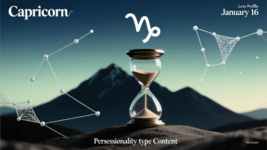 Capricorn Love Profile: Romance & Compatibility for January 16 Born